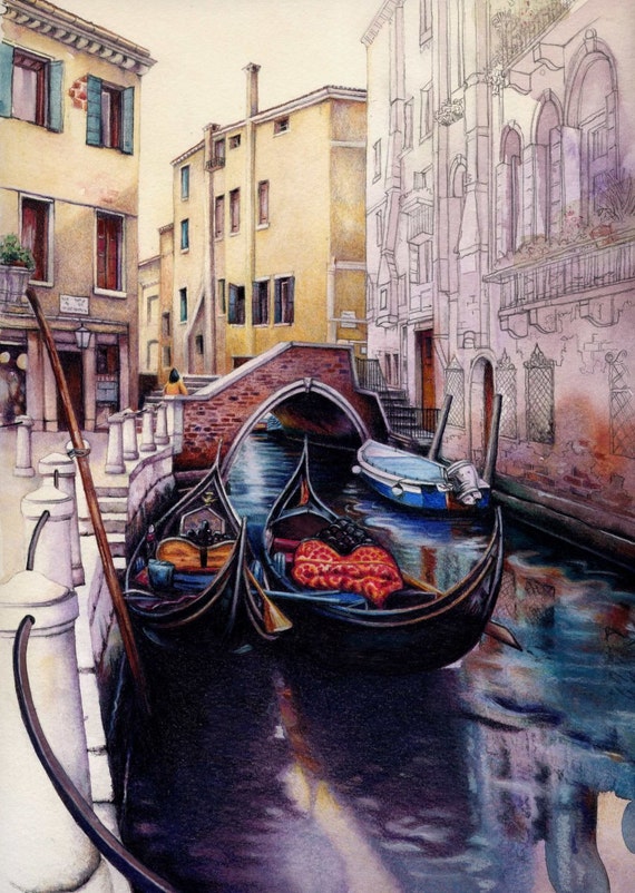 Canal De Venise Imprimer Archives Gondoles France Peinture A Etsy Canal De Venise Imprimer Archives Gondoles France Peinture A Etsy