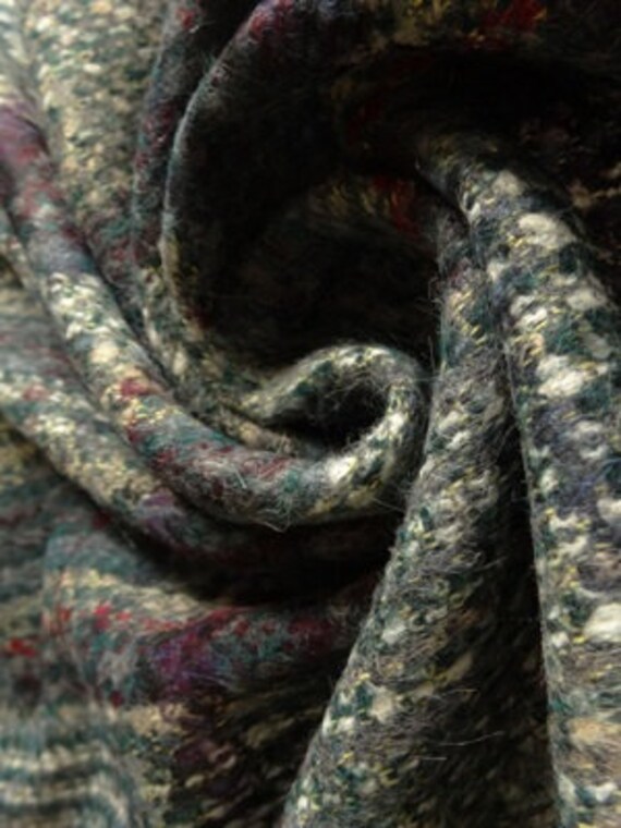 Mohair Coating Fabric by Yardmulti Stripe Brushed Mohair Etsy