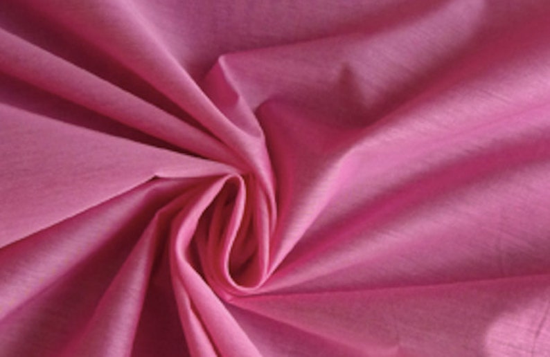 Silk / Cotton batiste pink 43 Wide image 1