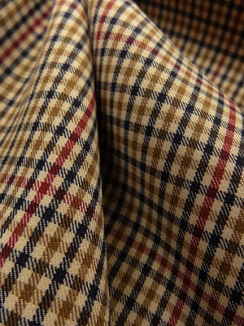 Luxury 120/'s WoolCashmere fabric by yard--Taylor /& Littewood windowpanes super 120/'s wool Cashmere suiting 60 wide