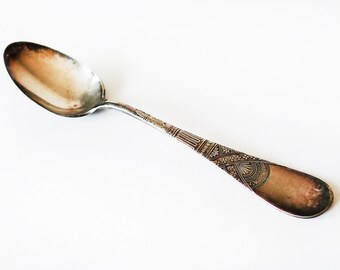 1890s Belmont Pattern International Silver Silverplate Small Dessert Spoon, Rogers /& Bros A1 Silverplate Belmont Demitasse Spoon