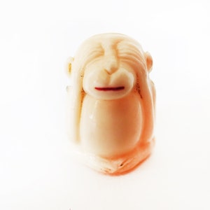 Vintage PK Penny King See-No-Evil Monkey Gumball Vending Machine Prize