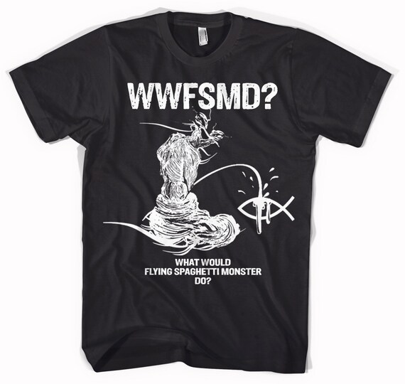 flying spaghetti monster t shirt