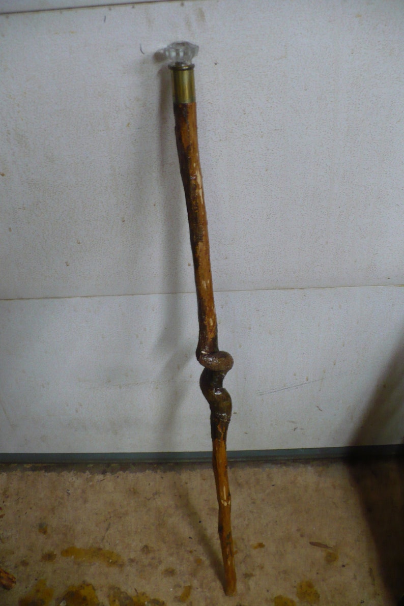 Beautiful Custom Made Cane Vintage Glass Door Knob Handle Etsy
