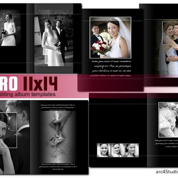 Wedding Album Template - Etsy