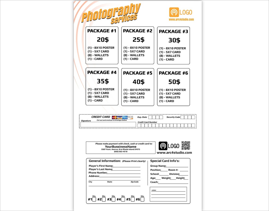 Prepay Envelope Template Etsy