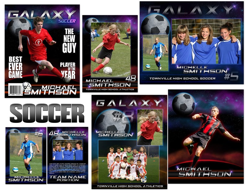 Soccer Galaxy Custom Templates