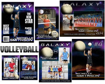 Volleyball "Galaxy" Templates