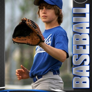 Baseball Graphite Cards Templates image 3