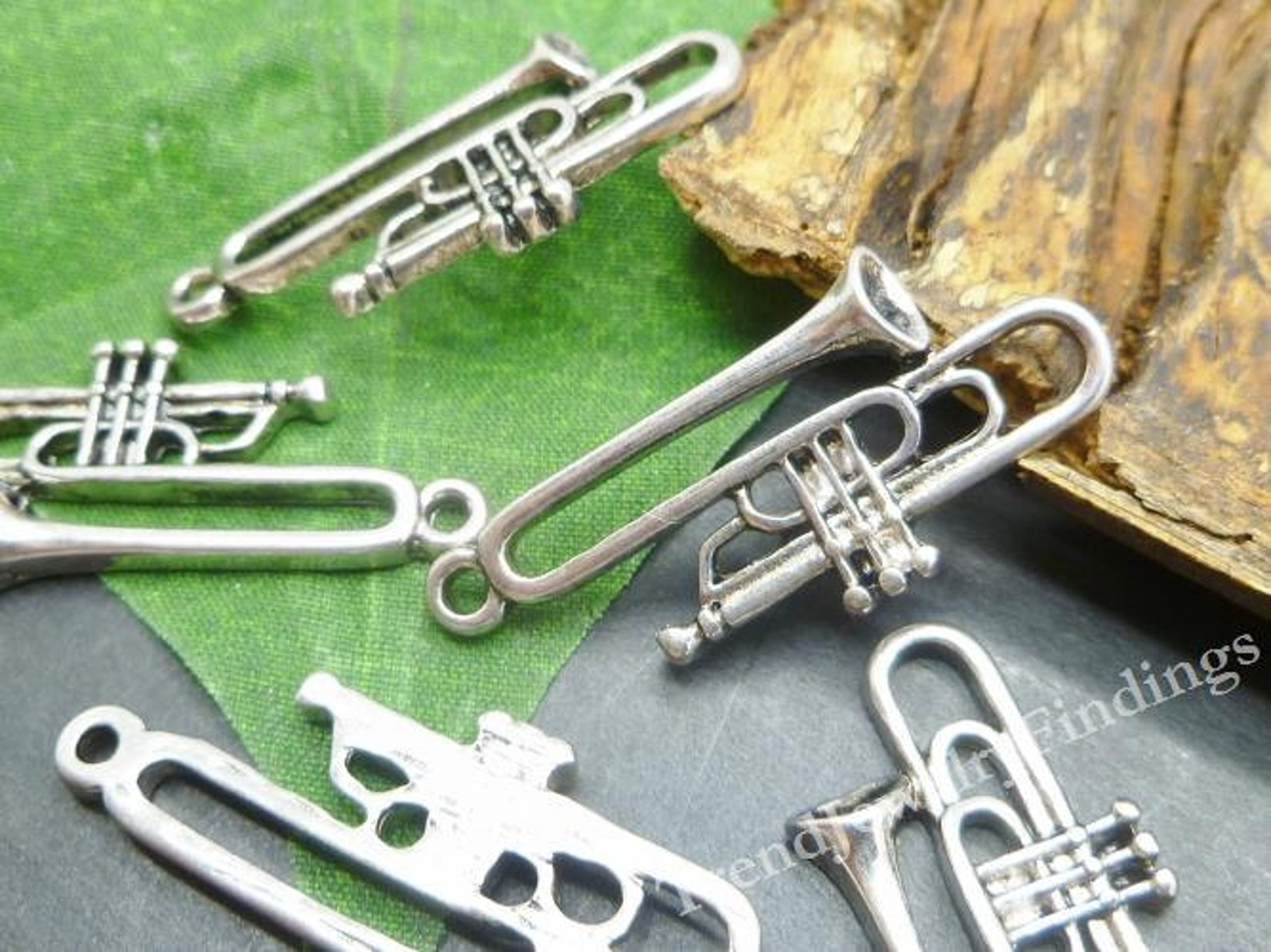 BULK 25 Marching Band Charms Music Charms Trombone Etsy