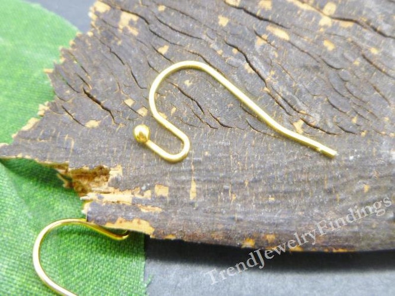 BULK Lot of 200 Gold Plate Ear Hooks Golden Earrings Etsy