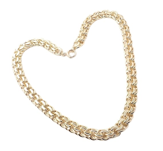 Rare Vintage Authentic Tiffany Co 14k Yellow Gold Link Chain