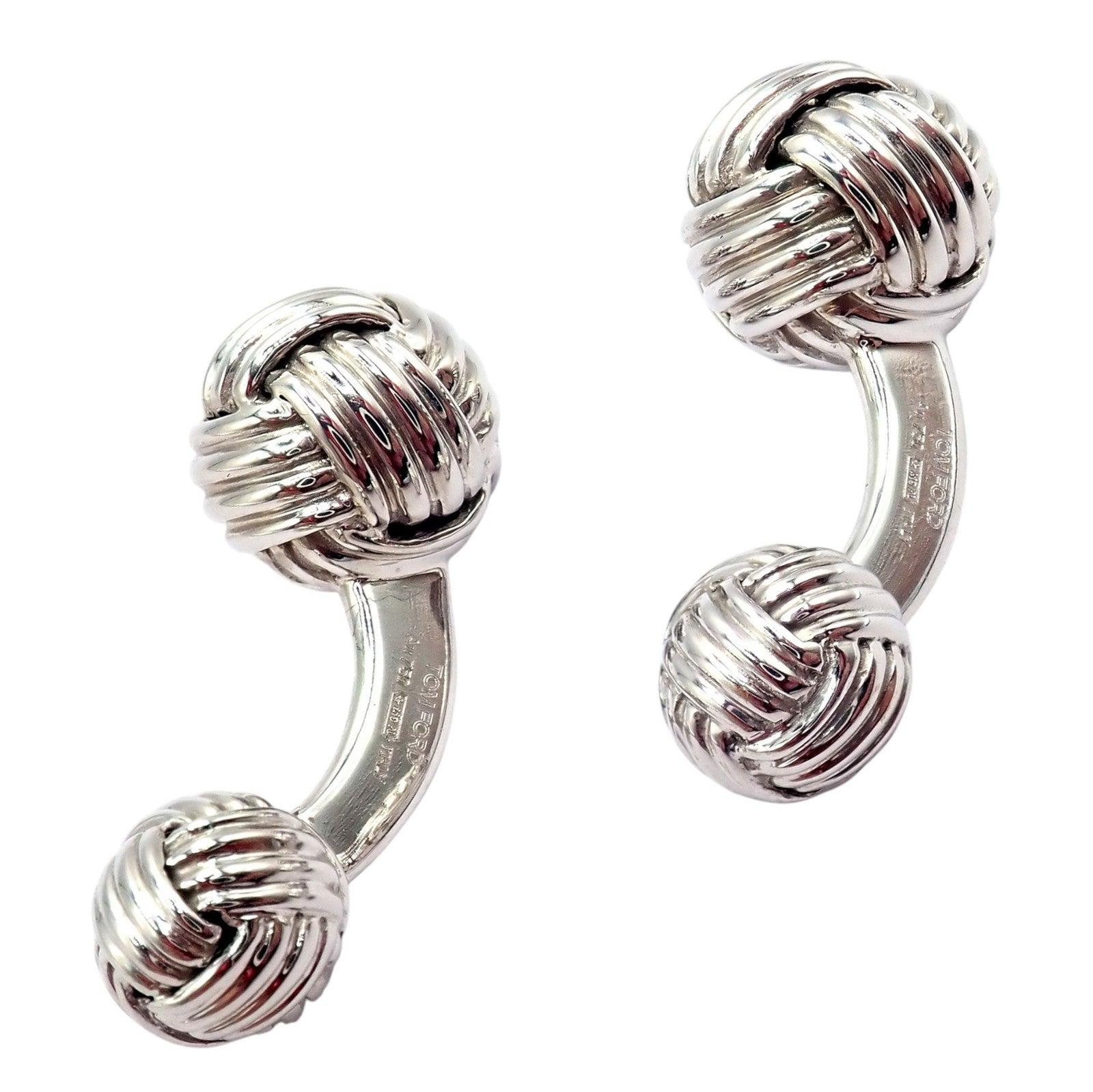 TOM FORD シルバー カフリンクス Tom Ford Sterling Silver Cufflinks