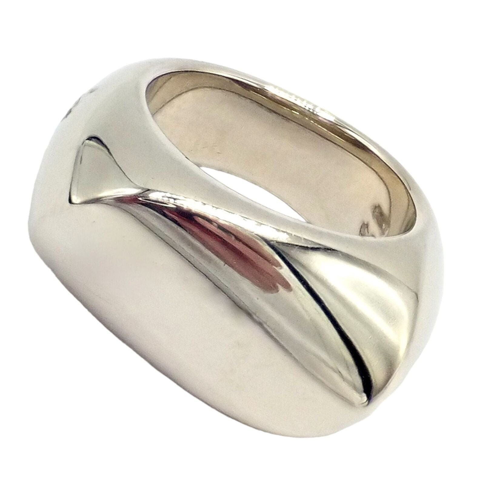 Authentic Pomellato 18k White Gold Iconica Band Ring Etsy Ireland