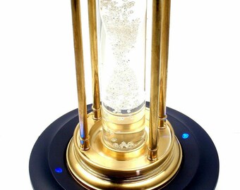 Very Rare! De Beers Limited Edition Millennium 2000 Diamond Brass Hourglass