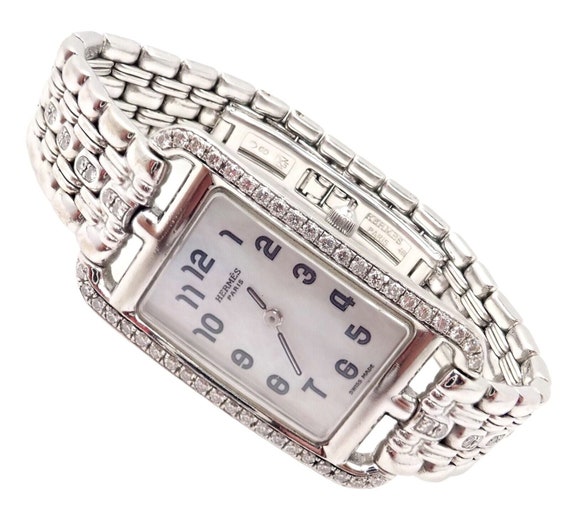 hermes gold watch ladies