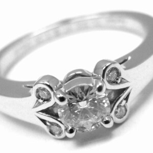 Authentiek! Cartier ballerine platina, 24 kt diamanten verlovingsring doos papier