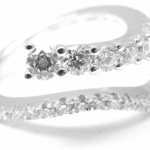 New! Authentic Damiani EDEN 18k White Gold Diamond Band Ring