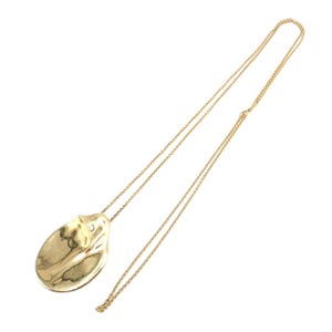 Tiffany & Co Peretti 18k Yellow Gold Madonna Pendant Extra Large Necklace 30" | Fortrove