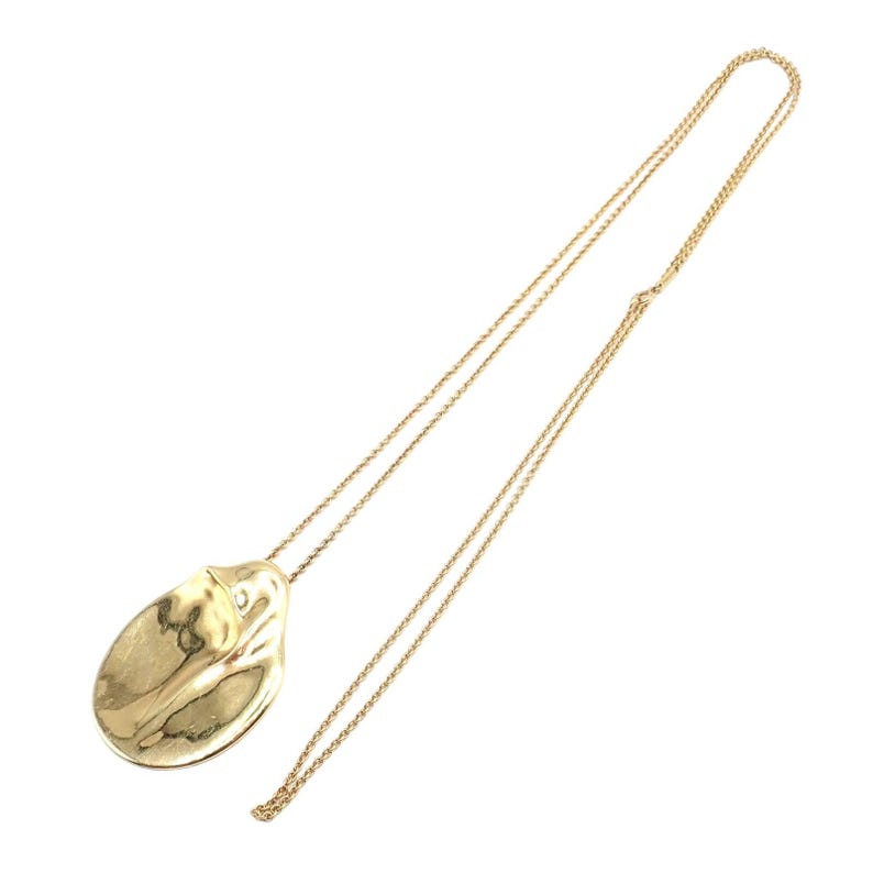 Tiffany & Co Peretti 18k Yellow Gold Madonna Pendant Extra Large Necklace 30" | Fortrove