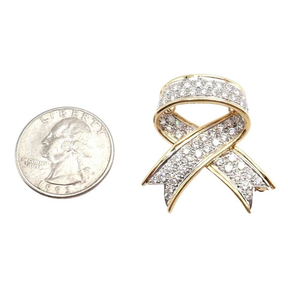 Vintage! Tiffany & Co 18k Yellow Gold Platinum Diamon… - Gem