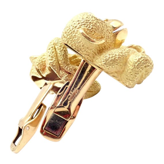 Authentic Kurt Wayne 18k Yellow Gold Emerald Whim… - image 11