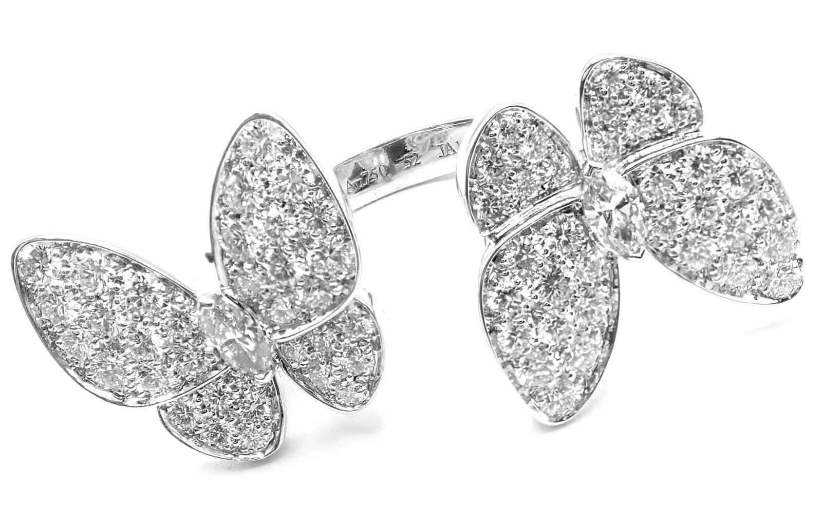 Van Cleef Butterfly Ring Dupe