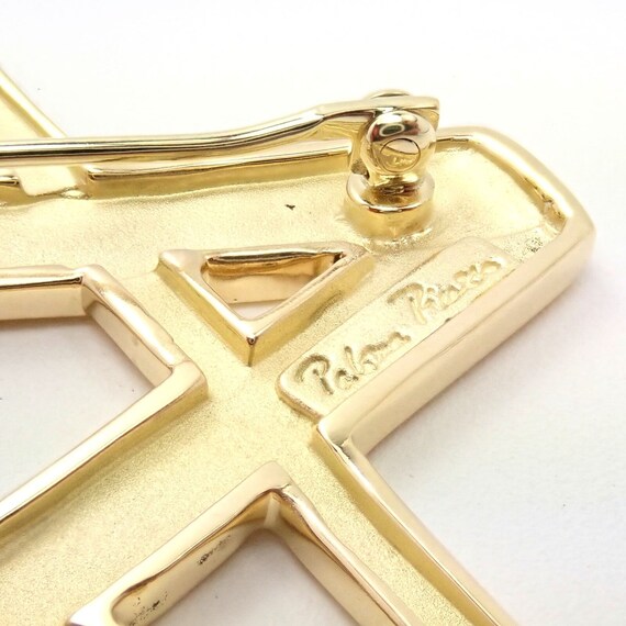 Vintage! Tiffany & Co 18k Yellow Gold Star Picass… - image 5