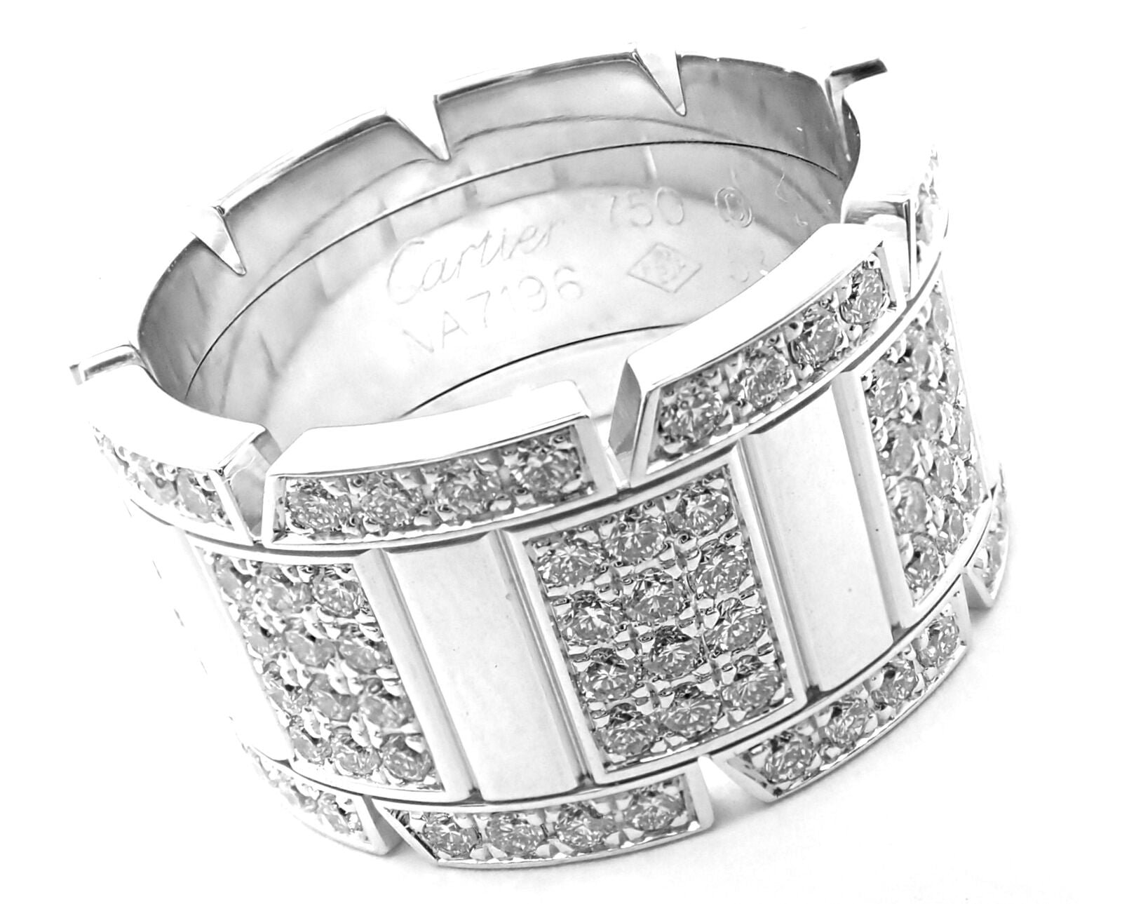 Cartier tank ring diamond clearance