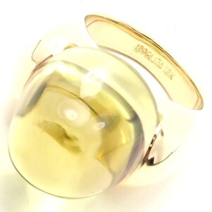 Authentic! Ippolita 18k Yellow Gold Lemon Citrine Ring