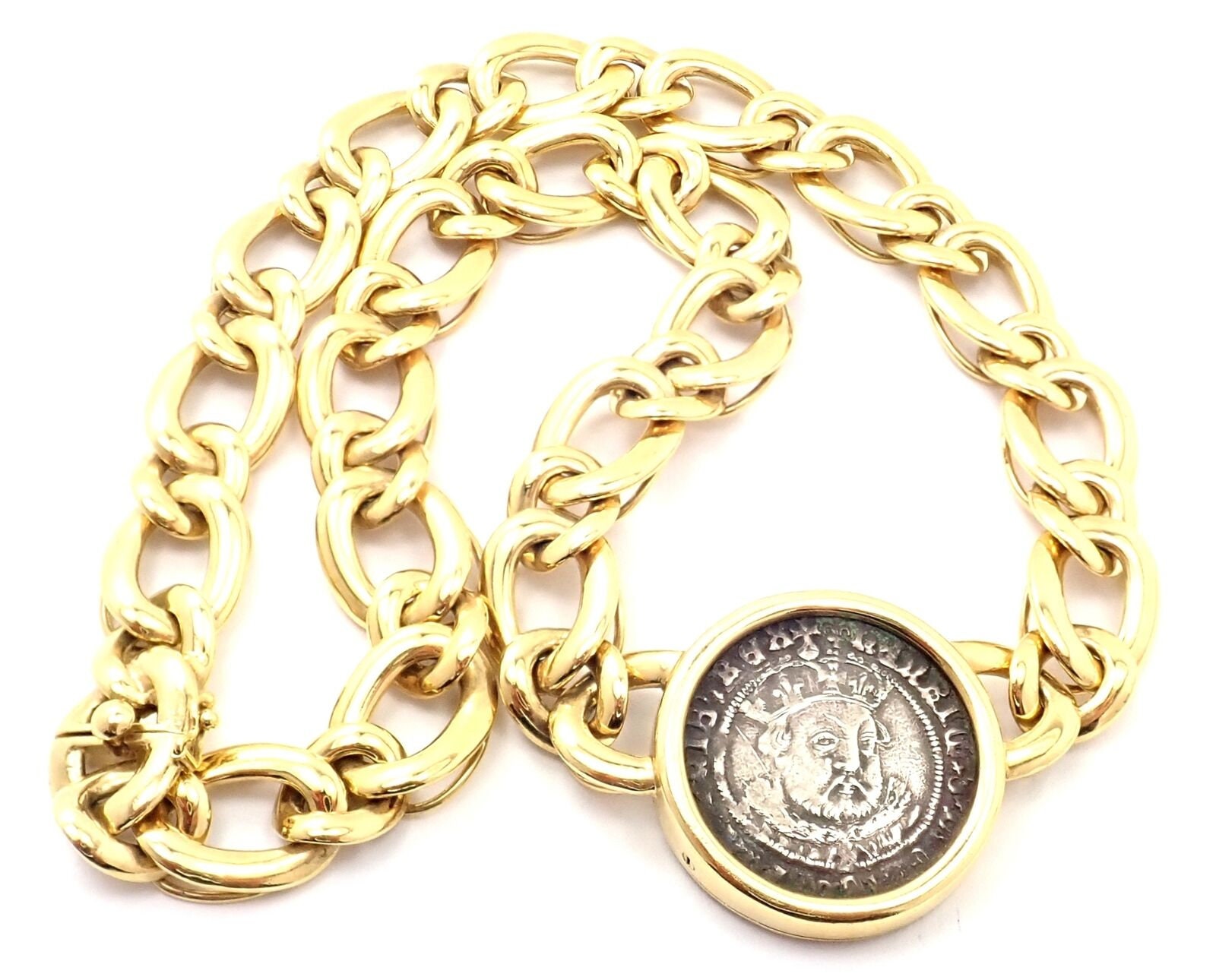 Bulgari 2024 coin necklace