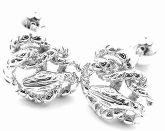Tom Ford Knot 18K White Gold 4 Tuxedo Shirt Studs With