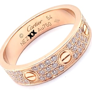 Cartier love ring 52833a - Etsy 日本