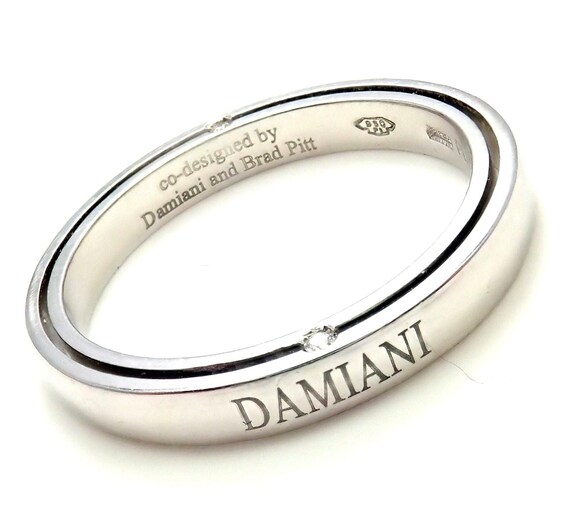 Damiani platinum ring Gem