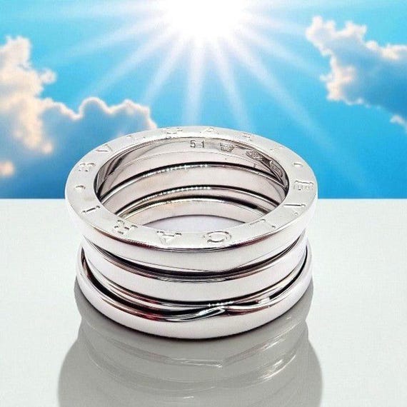 BVLGARI B.Zero1 18Kホワイトゴールド製 Bvlgari B.Zero1 One Band in 18k Gold – FabOn5th.com