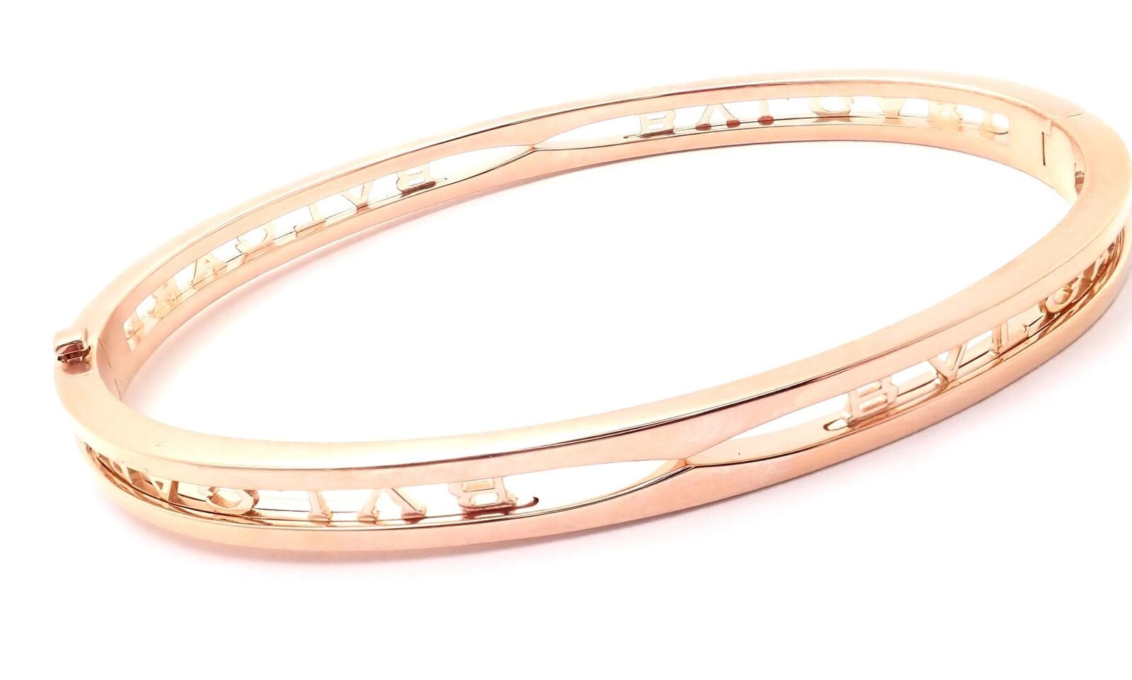 本物！ブルガリ Bvlgari B.Zero1 18K ローズゴールド バングル
