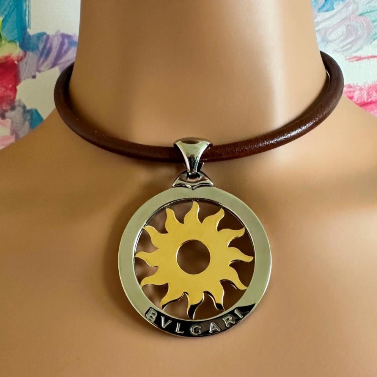 Bvlgari tondo sun pendant discount