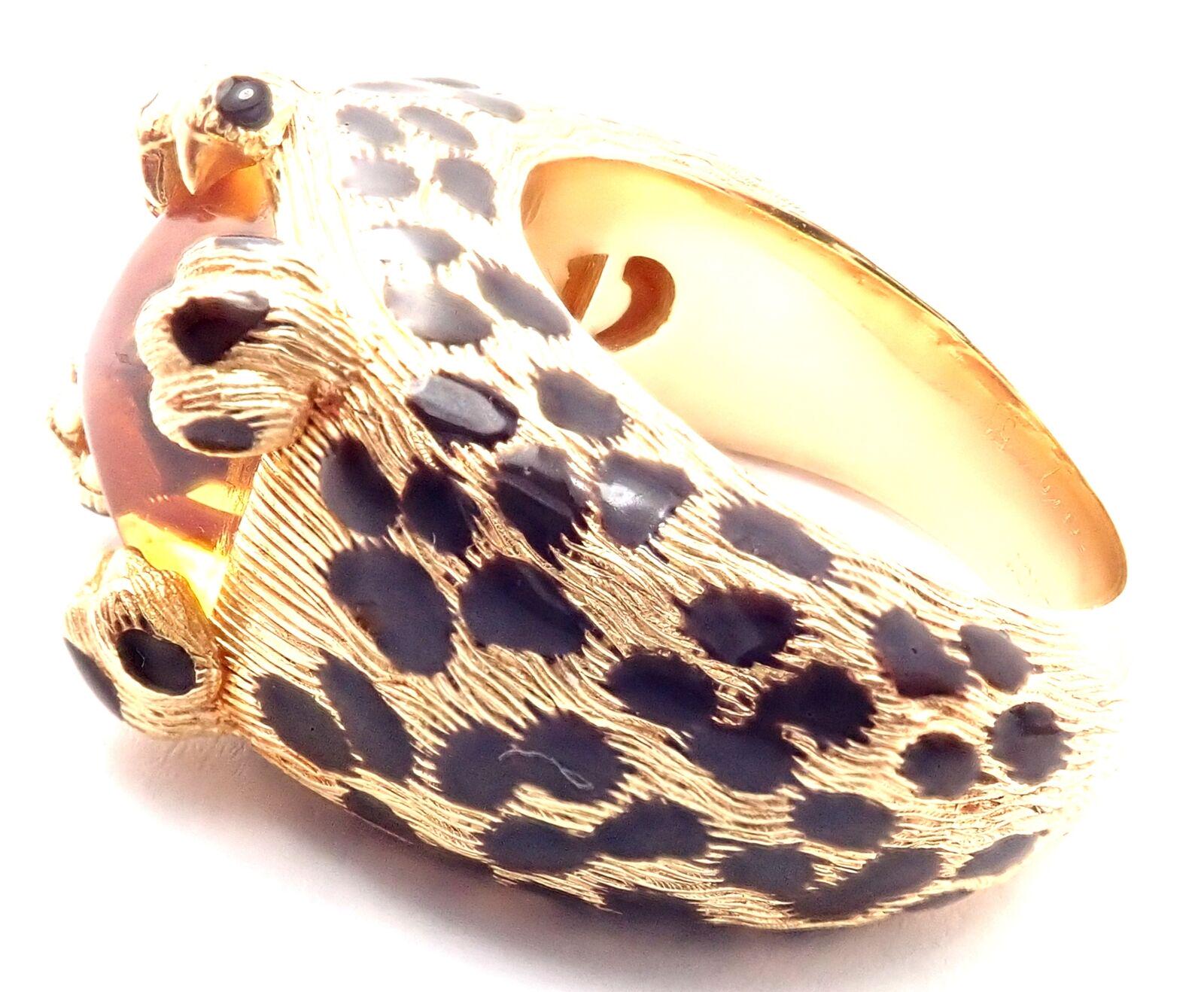【超希少・入手困難】Christian Dior レオパード ブローチ ゴールド ディオール Dior リング アクセサリー Dチャームポップ Mサイズ