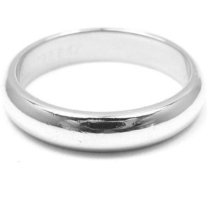 Authentic! Cartier Platinum Wedding 3 MM Band Ring Size 48 US 4.5