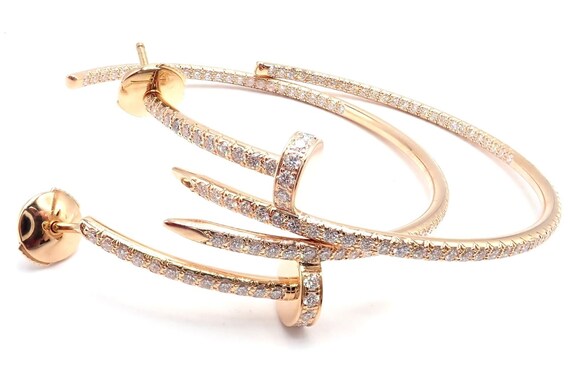 Nail hotsell earrings cartier