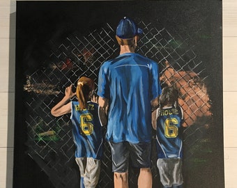 FREE SHIPPING Personalized Graduation Gift Class of 2023 Sports Banquet Coach Appreciation Sports Portrait Painting gift for her him