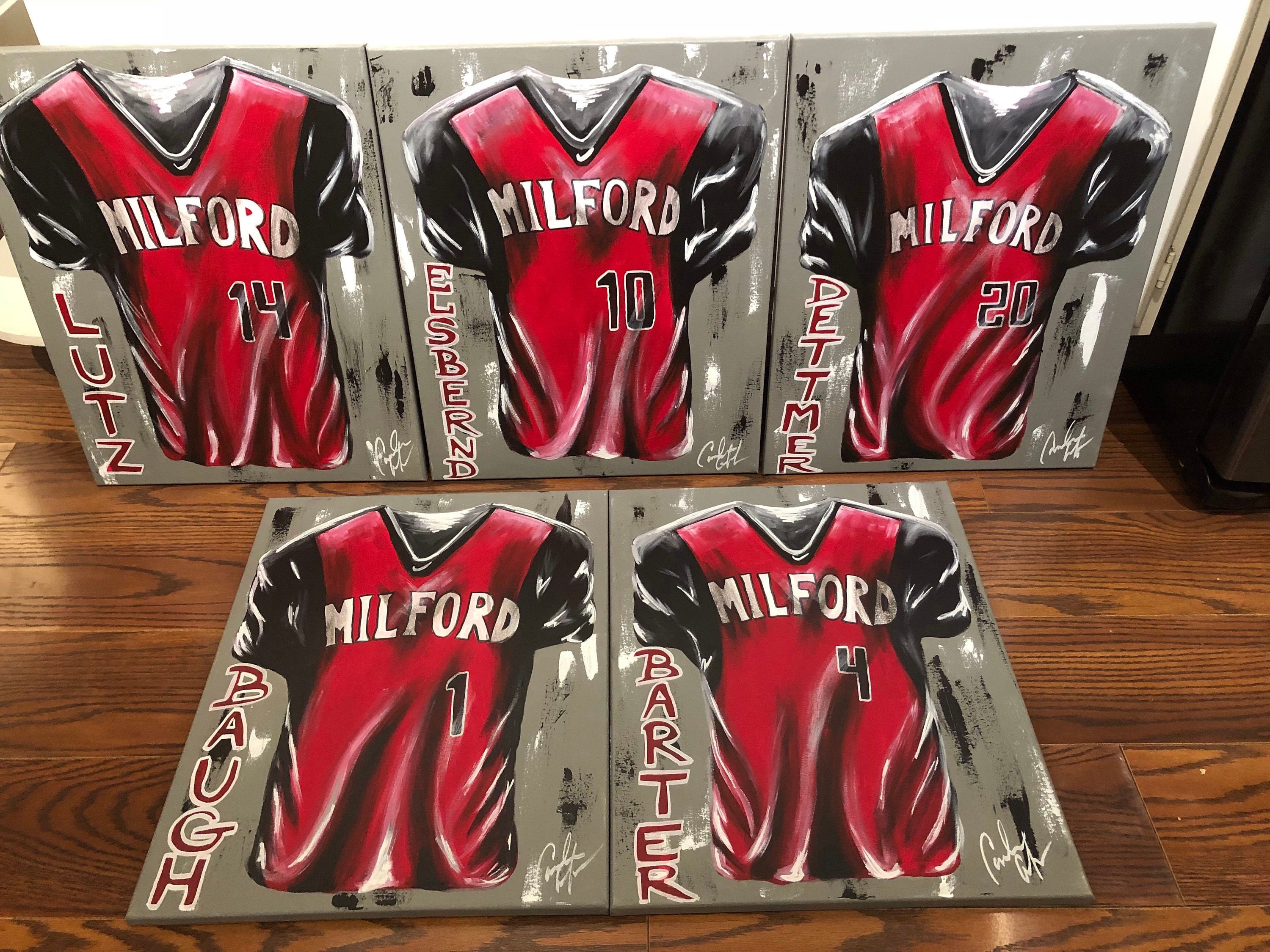 Art & Collectibles Personalized Sports Jersey Painting Senior Graduate