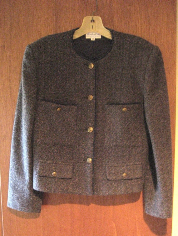 Lombardi classic sportswear jacket - 100% wool - fully lined - size 12