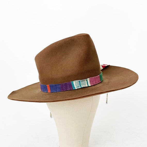 1950's Western Stetson Hat // Brown Western Cowbo… - image 3