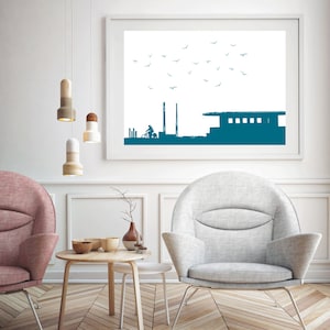 Bull Island Cyclist Print