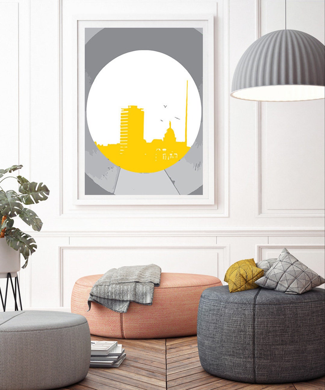 Dublin City From Samuel Beckett Bridge Print - Etsy