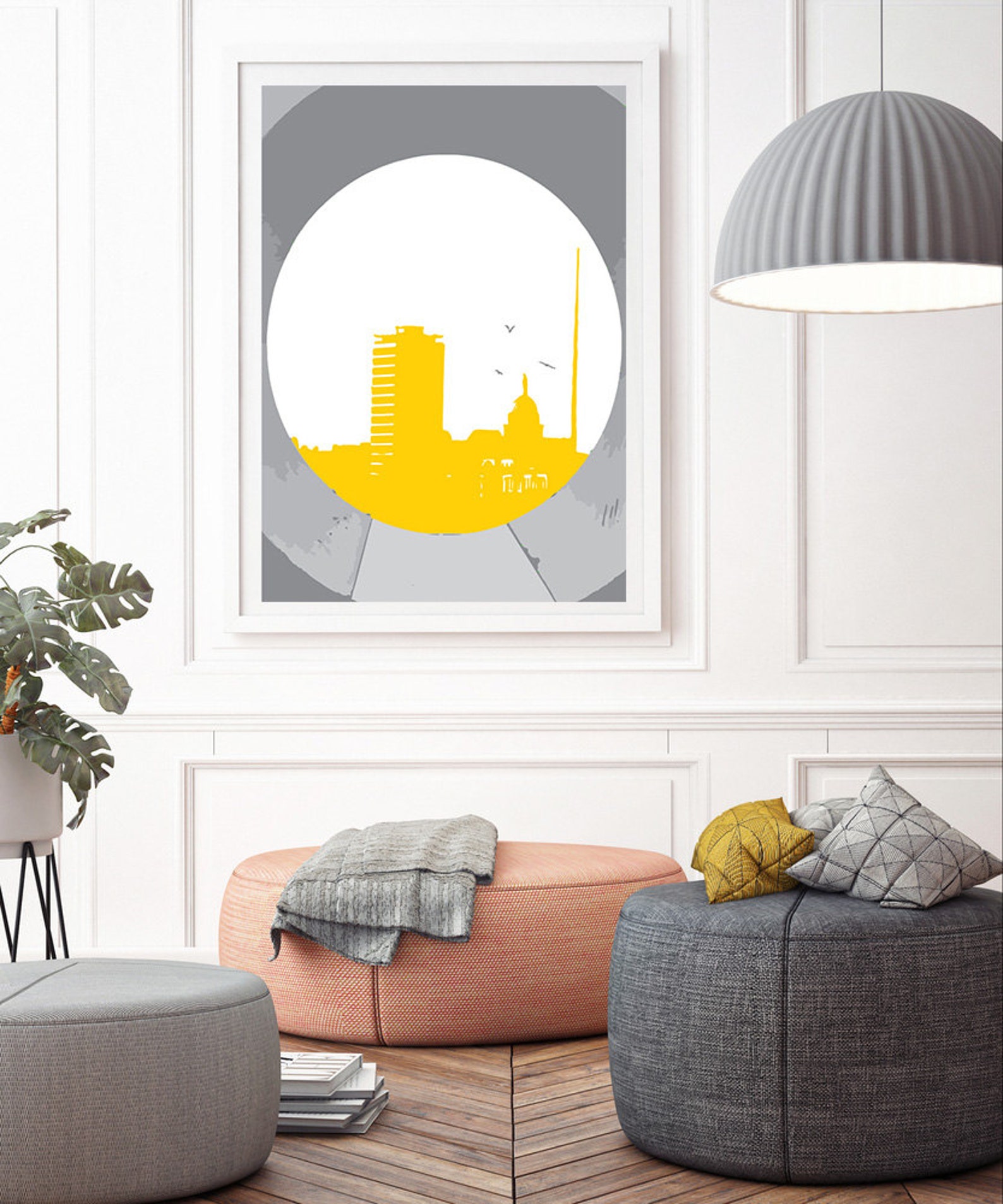 Dublin City From Samuel Beckett Bridge Print - Etsy