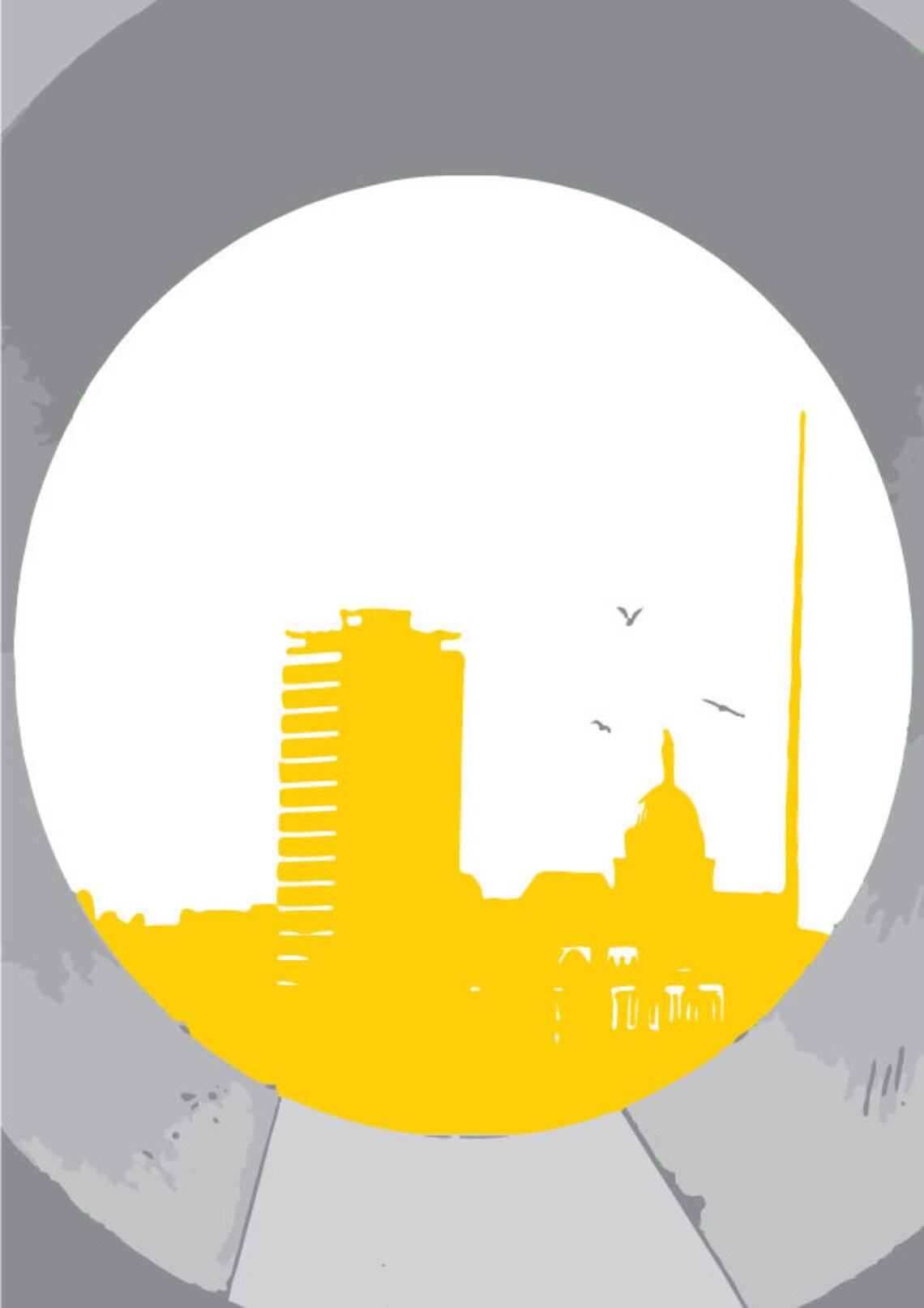 Dublin City From Samuel Beckett Bridge Print - Etsy