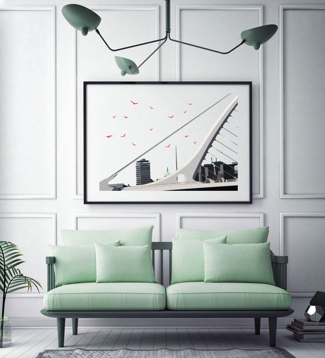 Samuel Beckett Bridge Print - Etsy Ireland