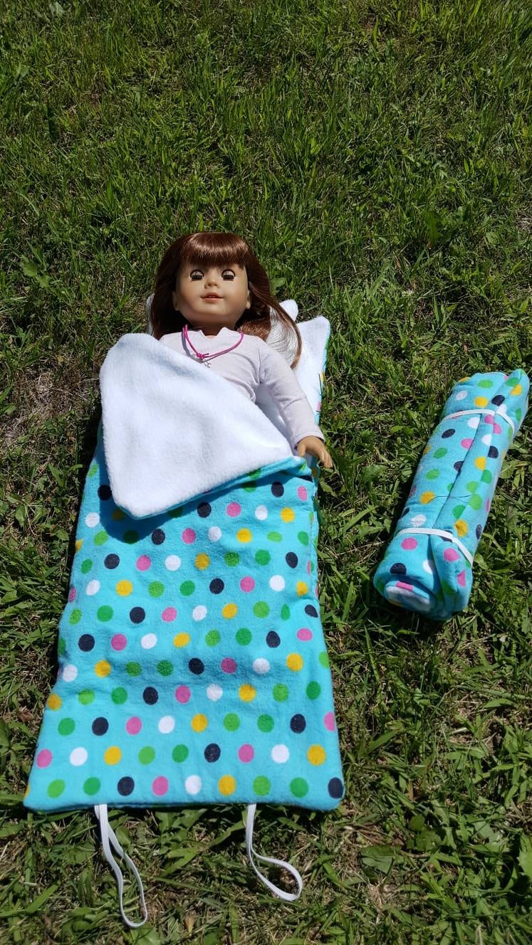 Dot It Up Sleeping Bag For American Girl Doll FREE SHIPPING Etsy